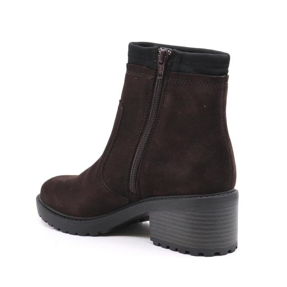 NEW SALVIA demi boot in cafe suede - Picture 5 of 8